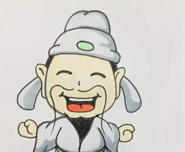 七,古人简笔画男诗人?