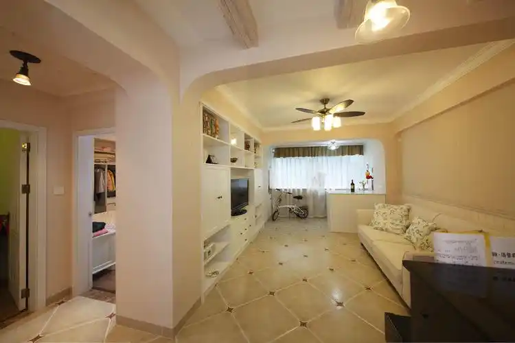 小户型美式两居装修客厅设计图