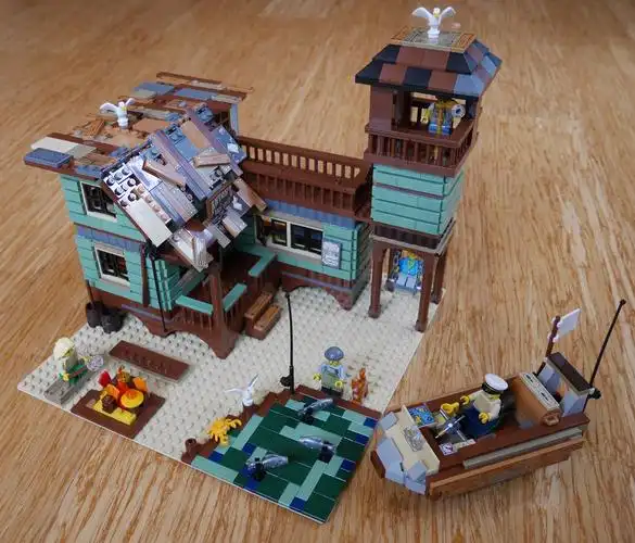 moc-凯西的钓鱼小屋.-积木高手-乐高免费图纸说明书下载