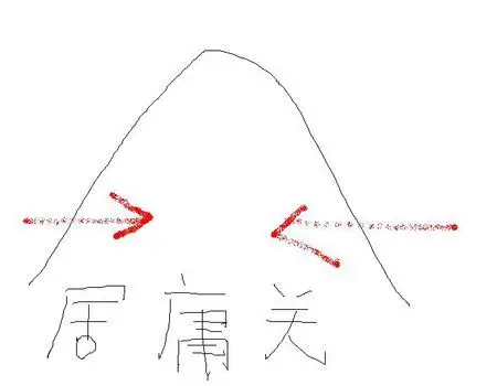 画出詹天佑开凿居庸关和八达岭两条隧道时采用的方法的示意图