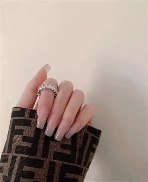 美甲欧美新款果冻色长款超美片贴网红手工定制美甲工具