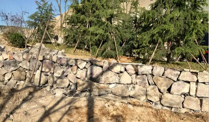 陕西西安挡土墙制作,毛石片石挡土墙,干砌挡土墙,不漏浆挡土墙