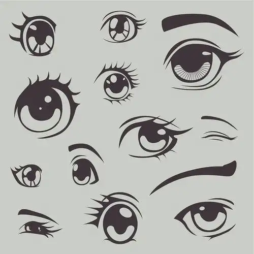 怎样快速学画漫画眼睛漫画眼睛学习绘画教程