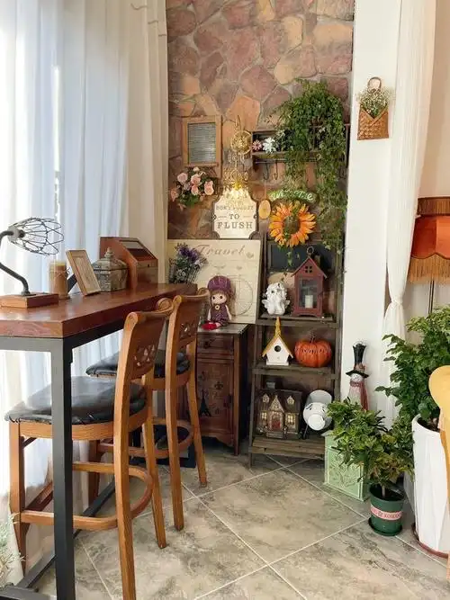 美式复古田园风格,优雅,精致,很多女生都比较喜欢这种风格