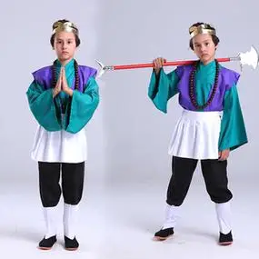 儿童沙僧表演服西游记角色扮演服沙和尚服装沙悟净衣服万圣节服装