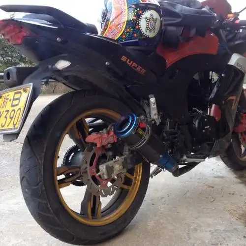 排气管摩托车炸街声浪100125烟囱鬼火改装排气管