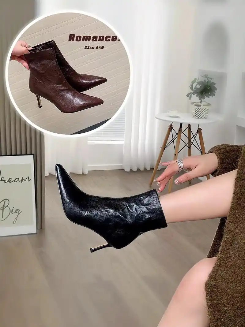 被身边朋友夸了n遍的尖头高跟鞋!自然好看,高级显气质~冬天搭 - 抖音