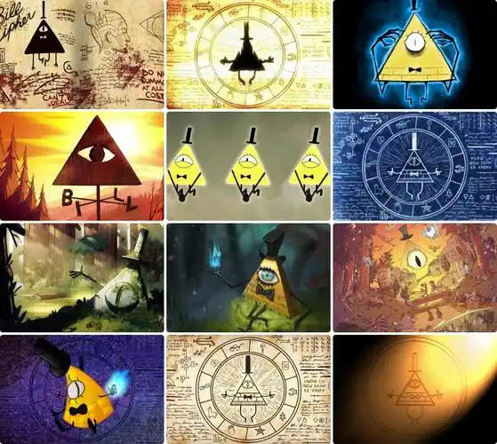 比尔赛弗怪诞小镇win10主题