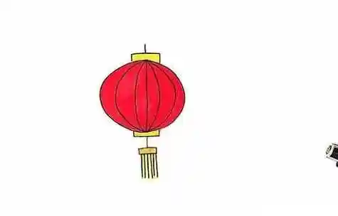 红灯笼简笔画怎么画 红灯笼简笔画图片彩色画法