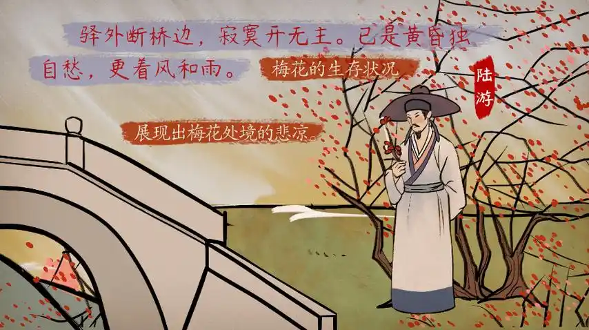 语文大师卜算子咏梅宋陆游