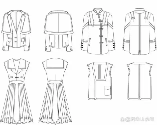 校服设计款式图