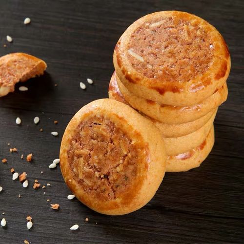 上海特色鸡仔饼上海特产传统糕点500g咸味零食老酥饼城隍庙小吃