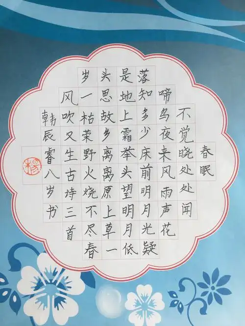 我是小小书法家记二(8)第一次班级硬笔书法比赛2018.12.28