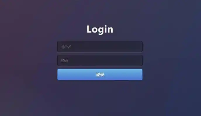 简单的css3后台登录页面模板下载