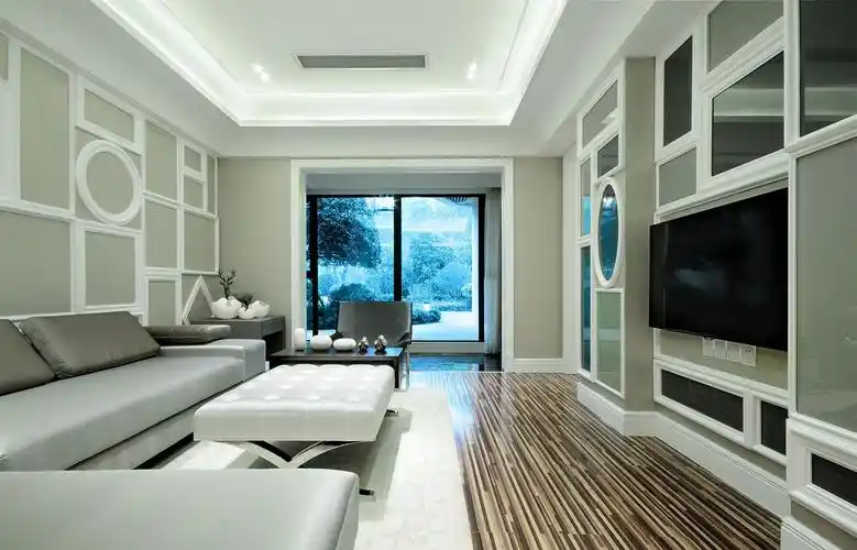 现代简约风格设计太原中正悦湾82平米两室一厅装修效果图