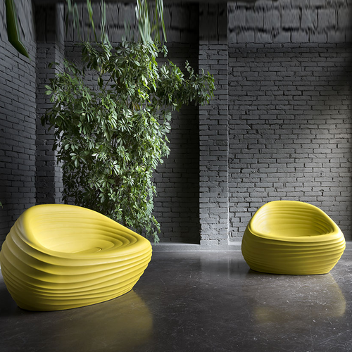 riverside chair玻璃钢螺纹户外休闲椅异形创意沙发椅商场公共区