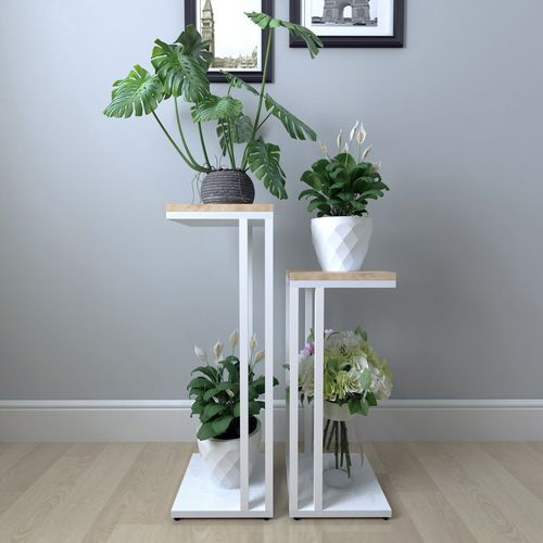 花架子多层室内特价客厅欧式铁艺钢木花架