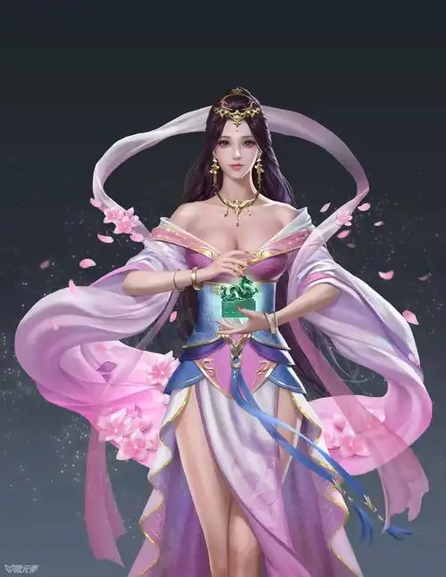 古风美女 - 游戏原画与插画 - cgjoy