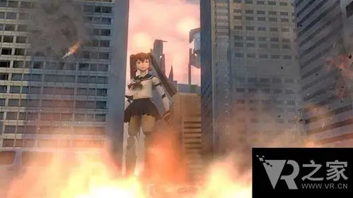 诡异vr游戏 巨大化少女毁灭东京都市