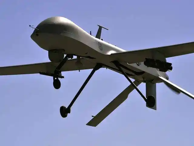 资料:美军无人机.(图片来源:新华/法新)