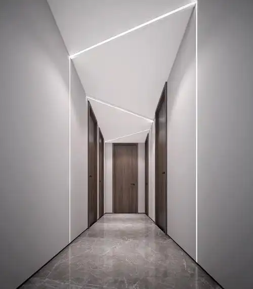 走廊灯用什么灯好看?走廊灯光可以这样设计-名雕装饰股份
