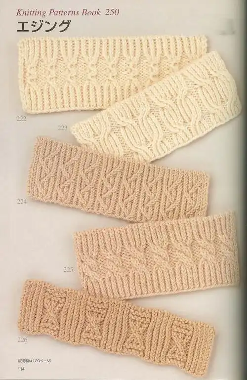 【转载】日本棒针花样编织250例(1)--木棉花的日志