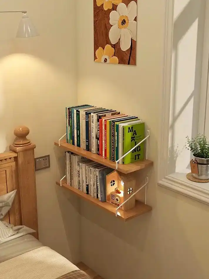 装个置物书架惊艳一下.墙壁太空,角落闲置又不喜欢贴 - 抖音