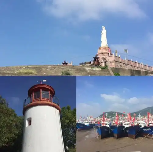 东门岛上有玛祖像,保佑出海渔船的平安.