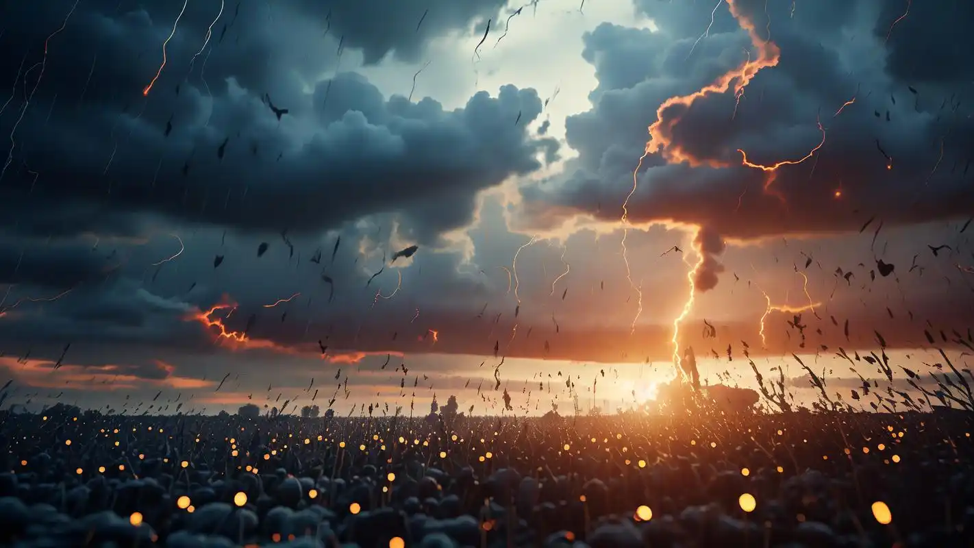 雷雨天壁纸,氛围感十足9715 这组雷雨天壁纸真的太有氛围了!