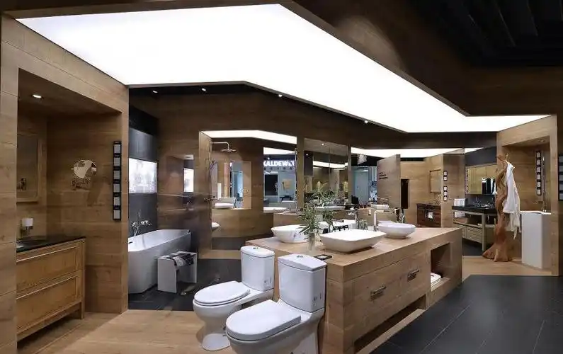 洁具专卖店卫浴店设计案例效果图