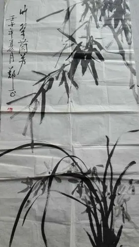 郑正先生   萧县著名老画家.  画心4.8平尺  0元起拍.