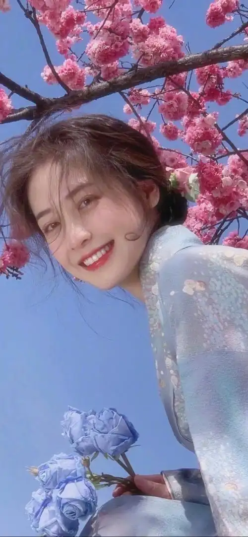 治愈系笑容_手机壁纸_明星美女手机壁纸_我要个性网