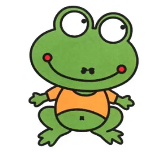 可爱动物简笔画颜色