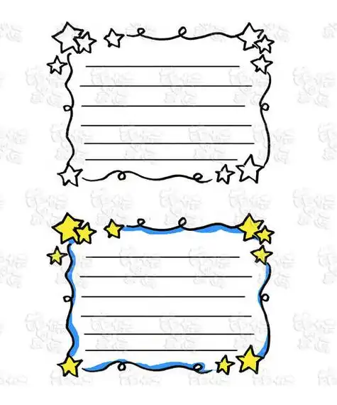 300种萌翻的手绘简笔画花边,1分钟包你轻松画出可爱的手账边框!