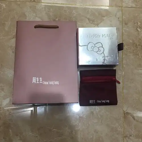 首饰包装礼品盒适合周生生珠宝戒指吊坠项链手镯礼品收纳盒子