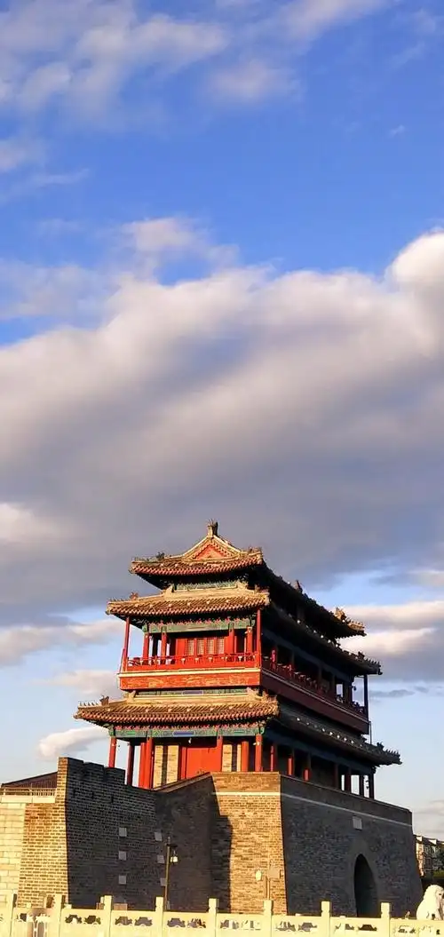 希望永定门城楼的绚丽能永定