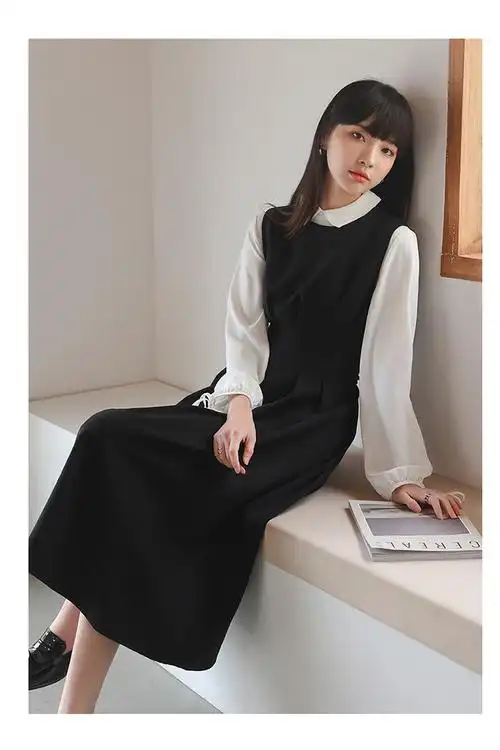 教师资格证面试服装正式场合穿搭教师面试连衣裙秋季幼儿园教资教招