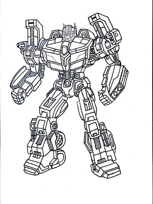 汽车人简笔画汽车人简笔画可爱