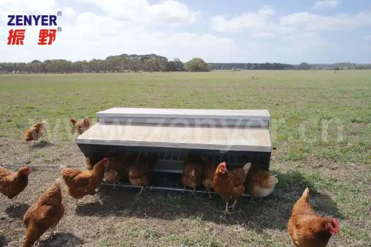 深圳振野新型移动式散养鸡舍绿色环保散养鸡笼