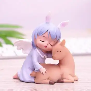 天使陶瓷公主娃娃小摆件天使陶瓷公主娃娃小摆件可爱玩偶瓷娃娃人物