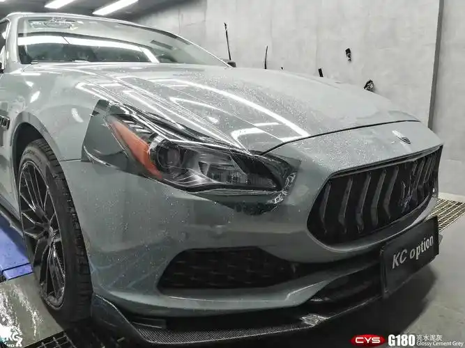 玛莎拉蒂水泥灰g180汽车改色