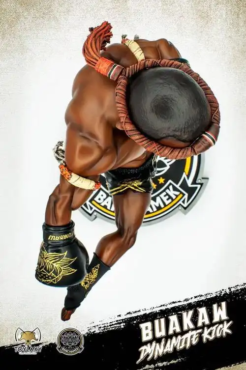 toylaxy 泰拳王 播求buakaw 扫踢腿 雕像