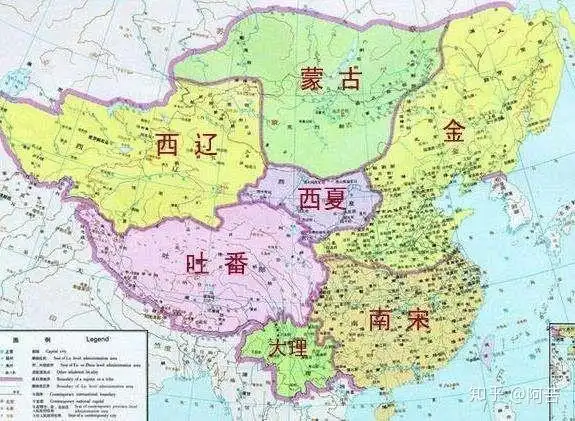 西辽是在辽朝即将灭亡时建立的.