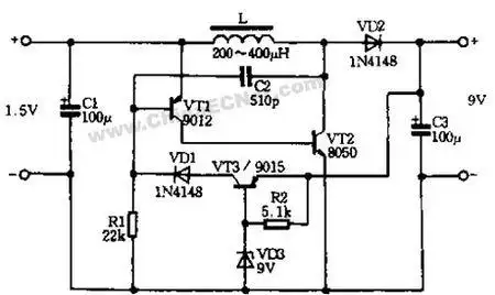 求3v升9v电路图