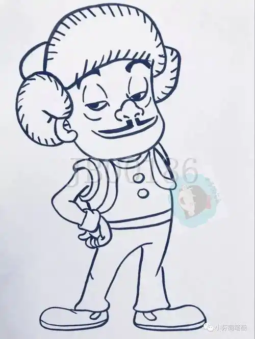 熊出没光头强简笔画步骤图拿的光头强简笔画图片光头强简笔画步骤图