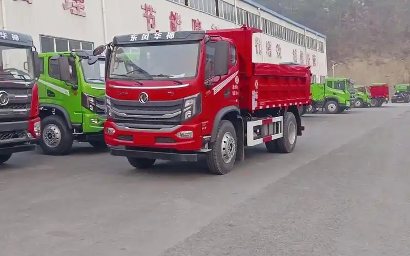 国6东风华神180单桥自卸车,东风华神4.