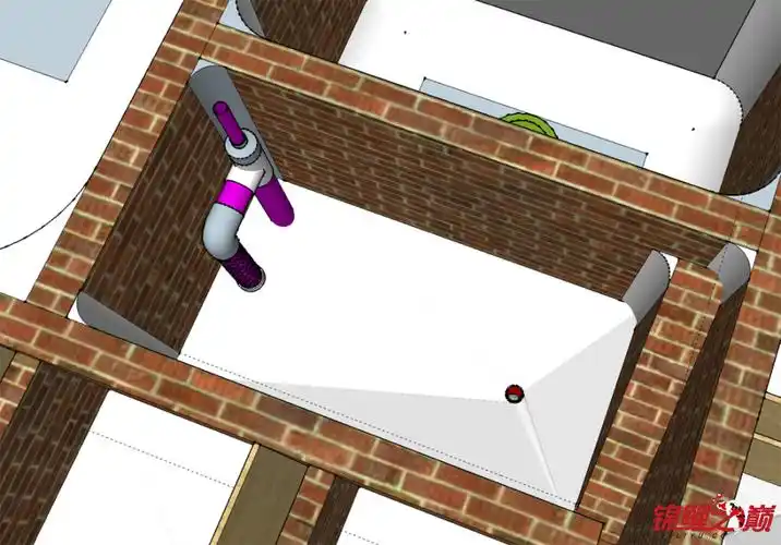 沉淀仓"h管",也称"树叶收集器"