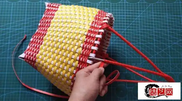 编篮子的编筐技能再次呈现啦:附教程-测试栏目1-编法图解-中国结艺网