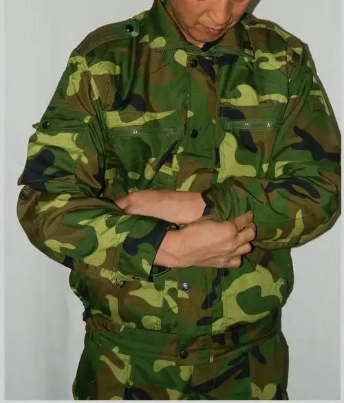 林地军绿迷彩服 男女士活动军训服装 户外作训迷彩服 批量定制