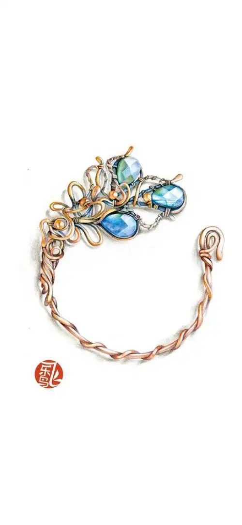 指尖上的艺术##艺术绿洲等你来##魔卡少女樱手链